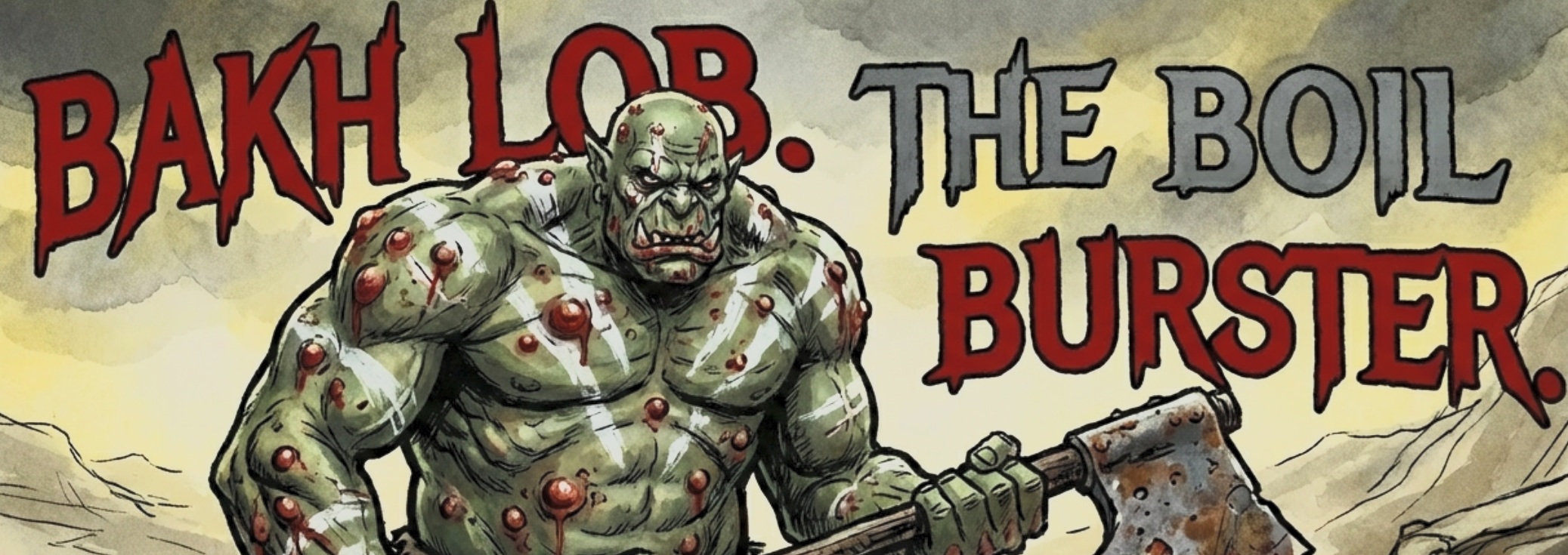 The encounter with Bakh Lob the Boil Burster was a collision of raw violence.